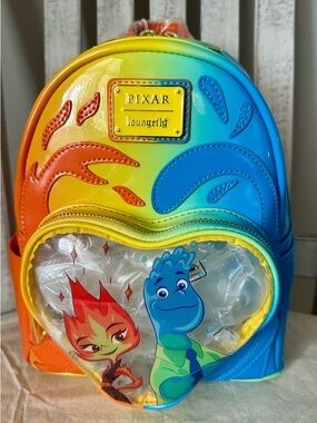 Loungefly Elemental Exclusive Wade & Ombre Mini Backpack